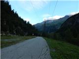 Parkplatz Innerfragant - Baumbachspitze